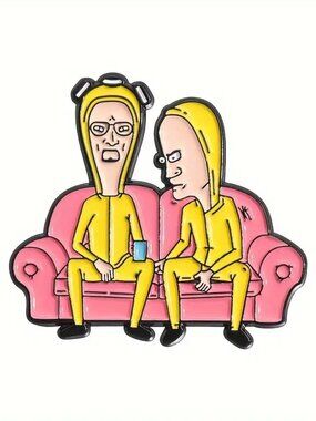 BEVIS AND BUTT-HEAD BREAKING BAD OIL DRIPPED ENAMEL PIN  NWT